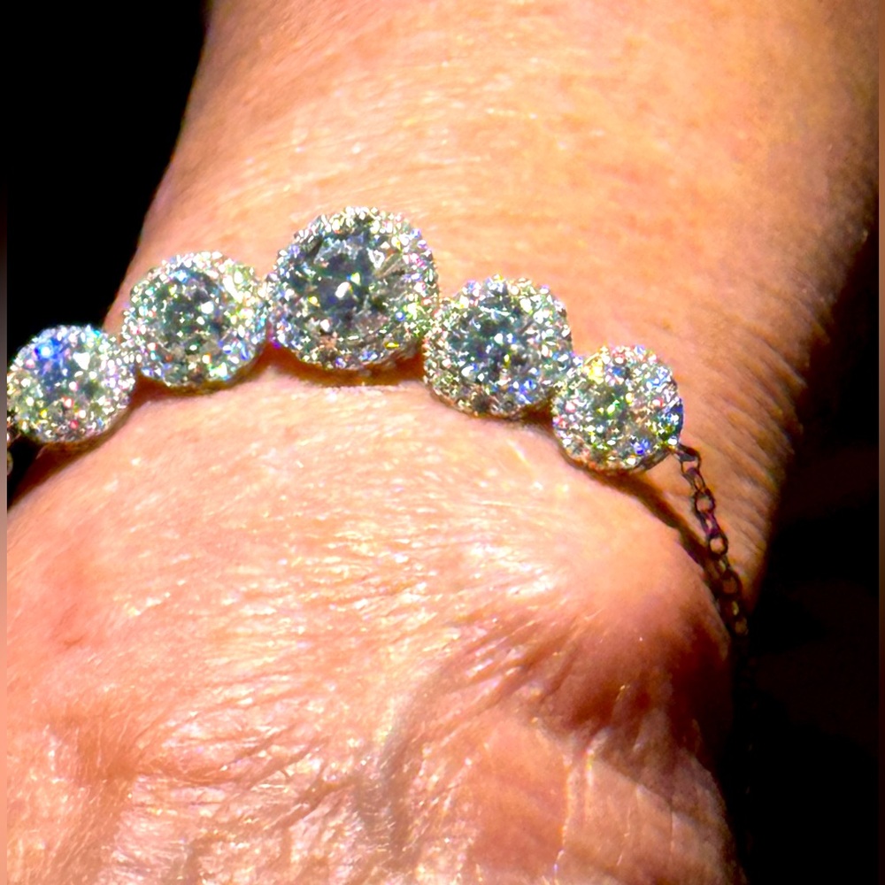 New Exquisite Moissanite Silver Necklace.